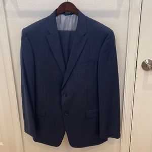 Tommy Hilfiger Men’s 2 Piece Suit Navy Blue 44R